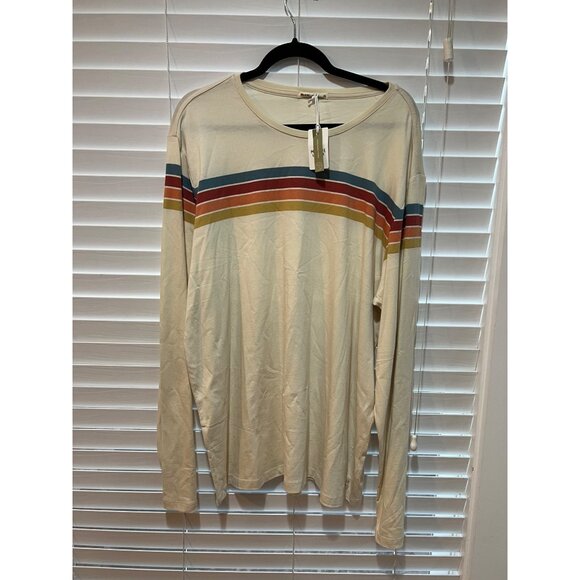 Marine Layer Sunset Stripe Long‎ Sleeve Shirt - NWT - Picture 1 of 5